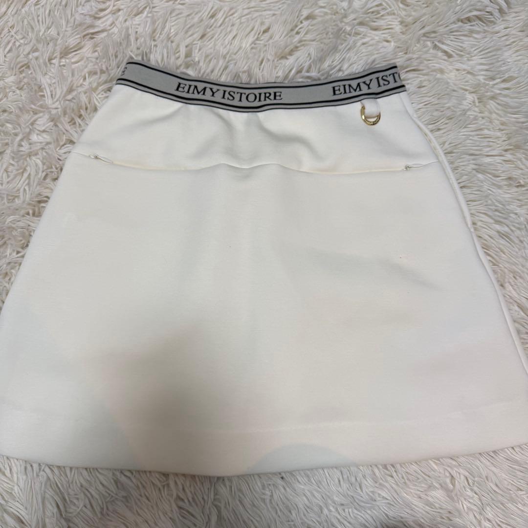 新品未使用　エイミーゴルフ　ロゴカットセットアップ　白