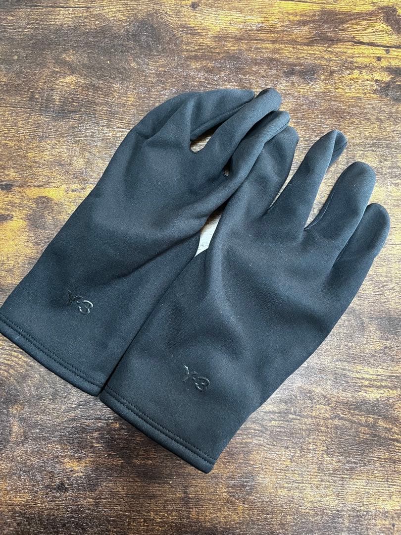 Y-3 ワイスリー　メンズ手袋　グローブ IP2533 Lサイズ　黒