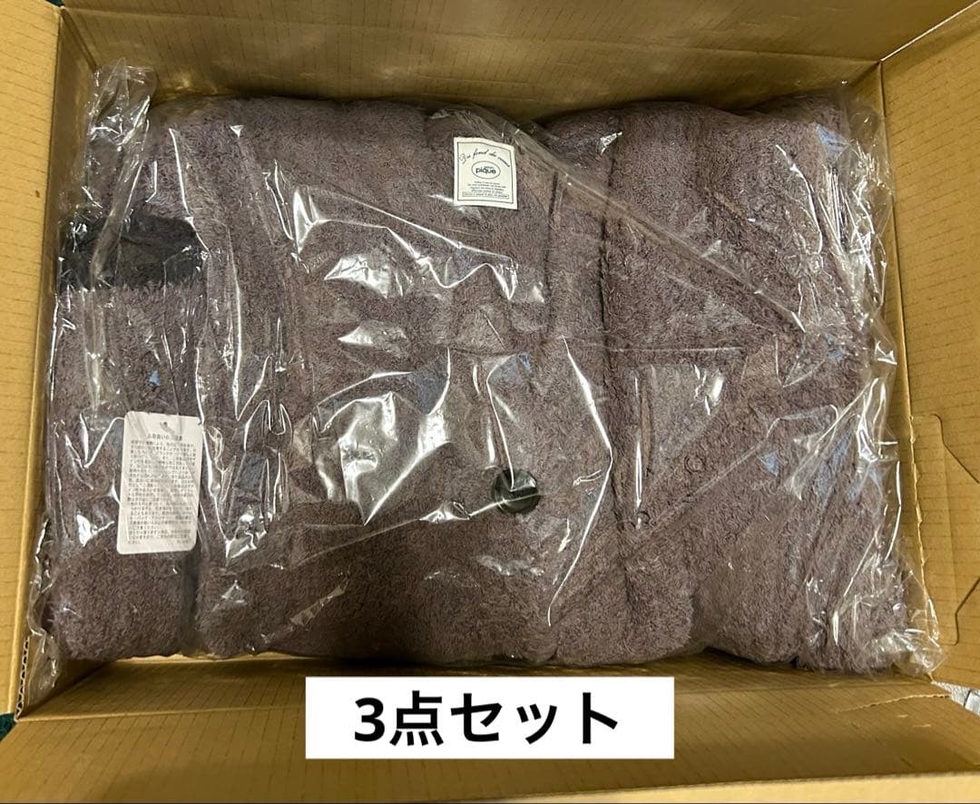 ジェラートピケ　2026年福袋　もこもこ3点セット