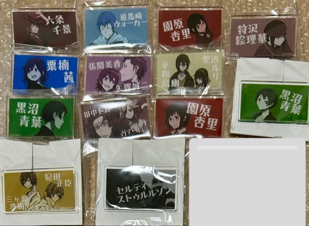 デュラララ!! ダッシュストア アクリルバッジ まとめ売り