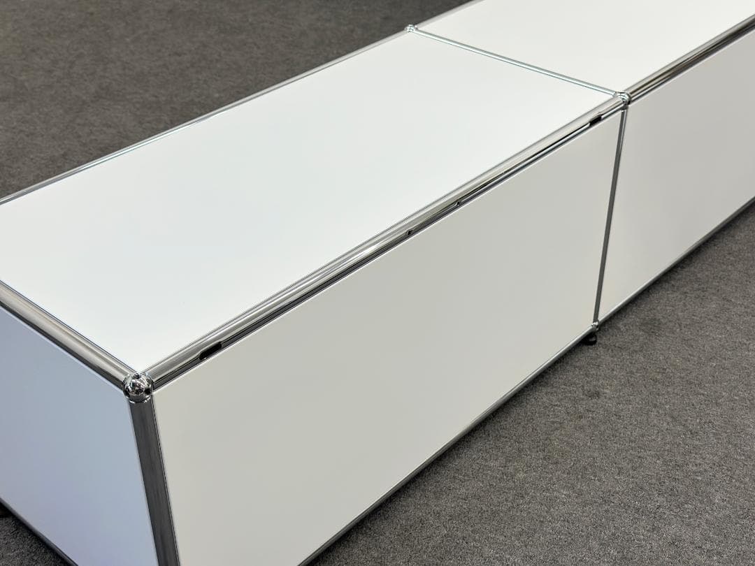 ラスト１点！USMハラー■サイドボード　テレビボード　2列1段　白　幅152cm