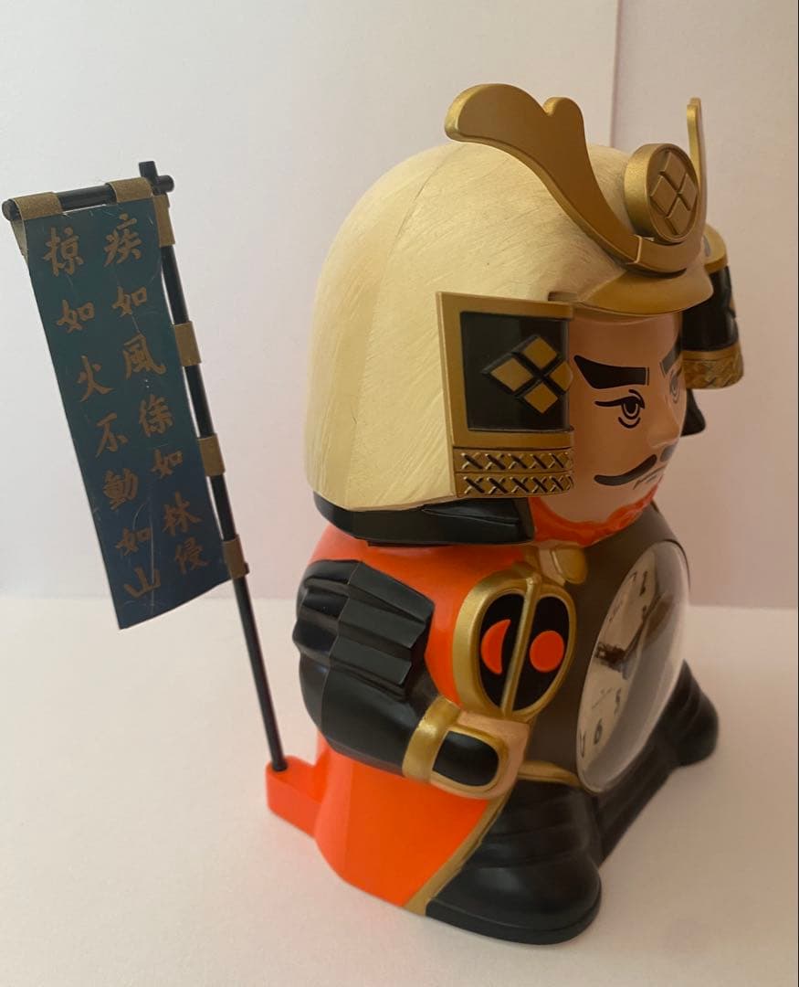 シチズン 信玄くん 目覚まし時計 おしゃべり 完品 動作品 当時物 昭和 レトロ