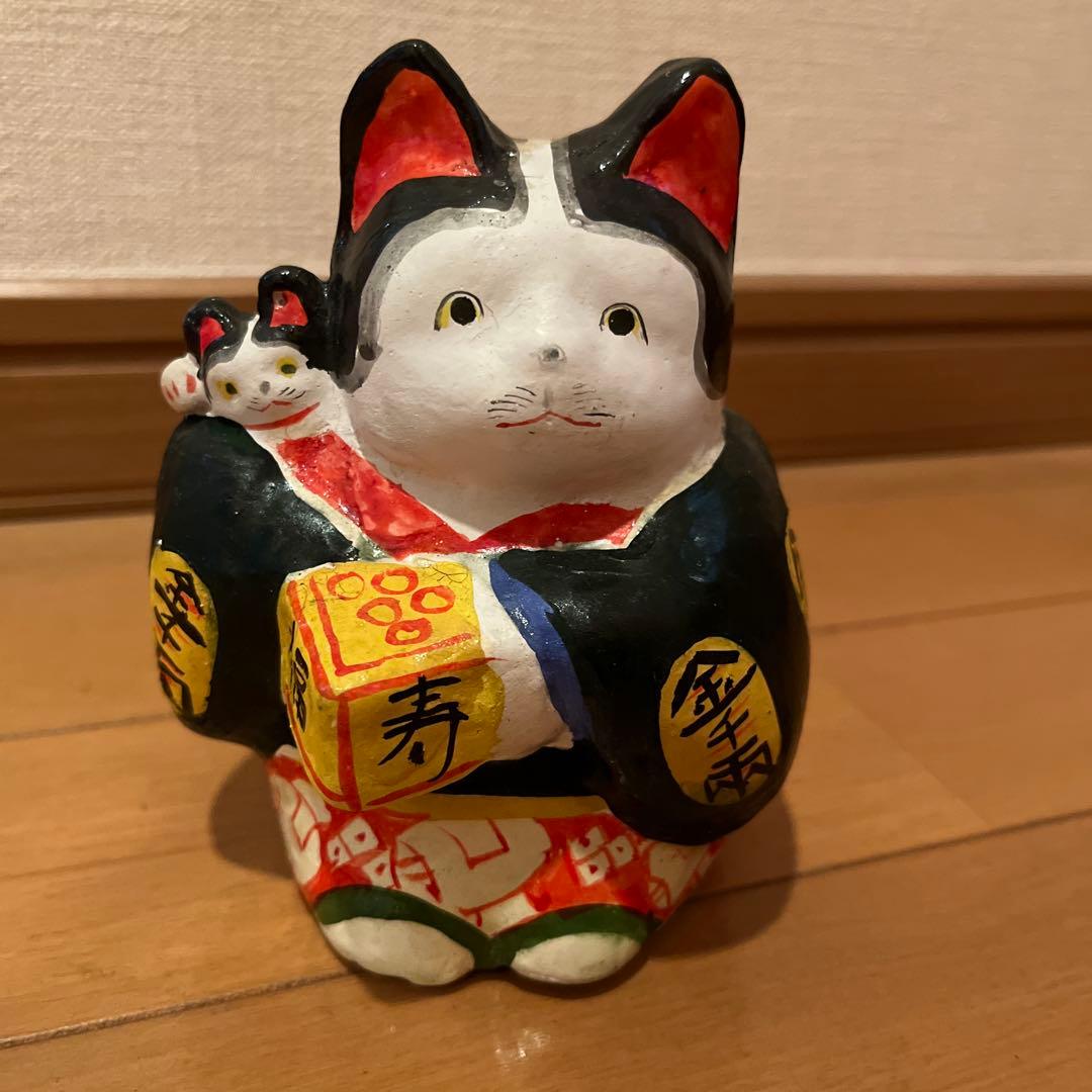中野人形　奈良久雄作品　子守り猫