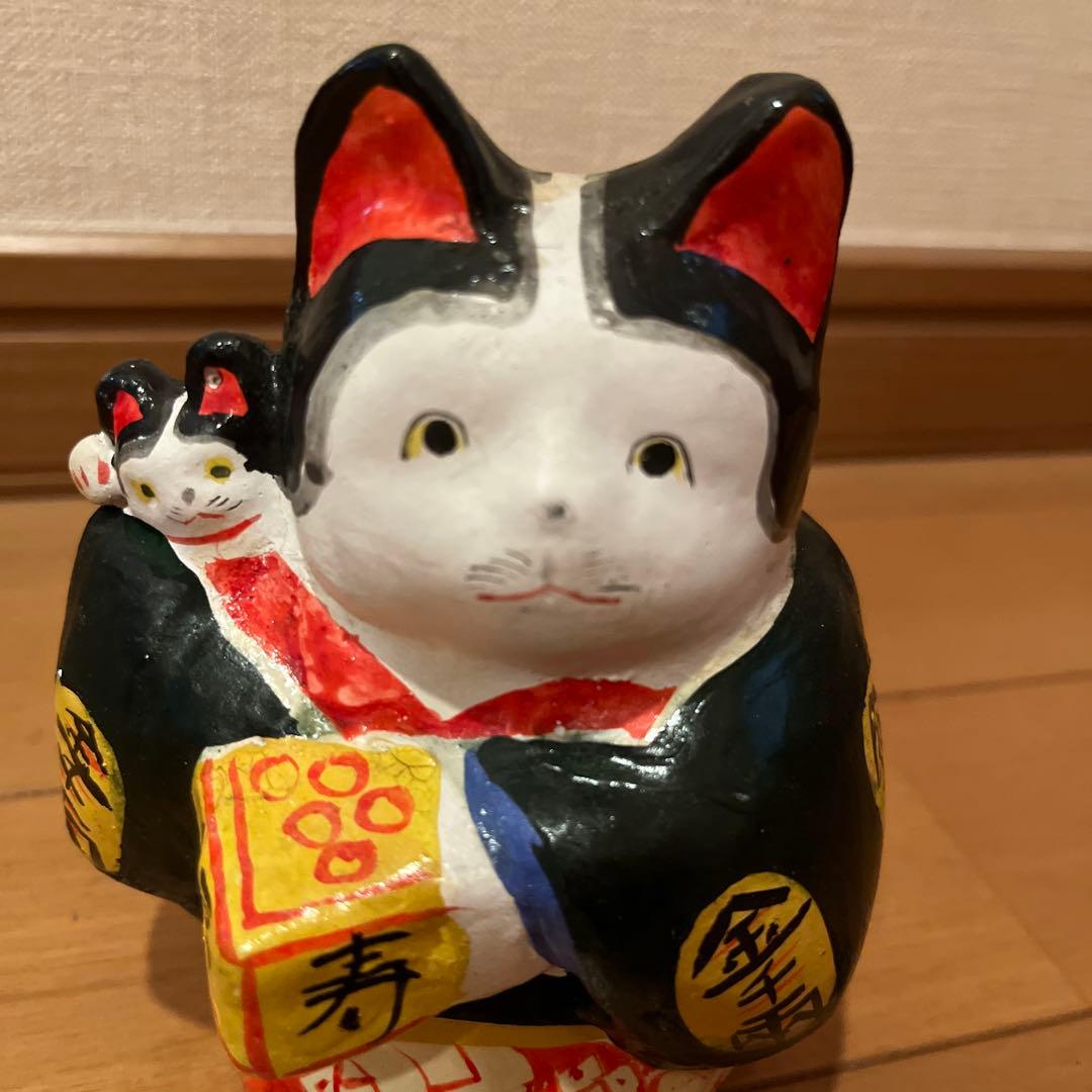 中野人形　奈良久雄作品　子守り猫