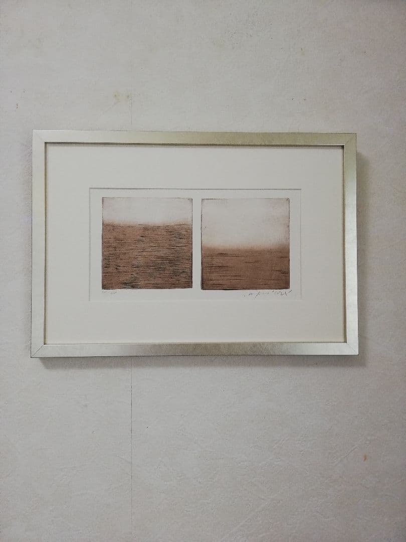 アート526　「ホライズンズ(ダークブラウン)」　インテリアコーディネート