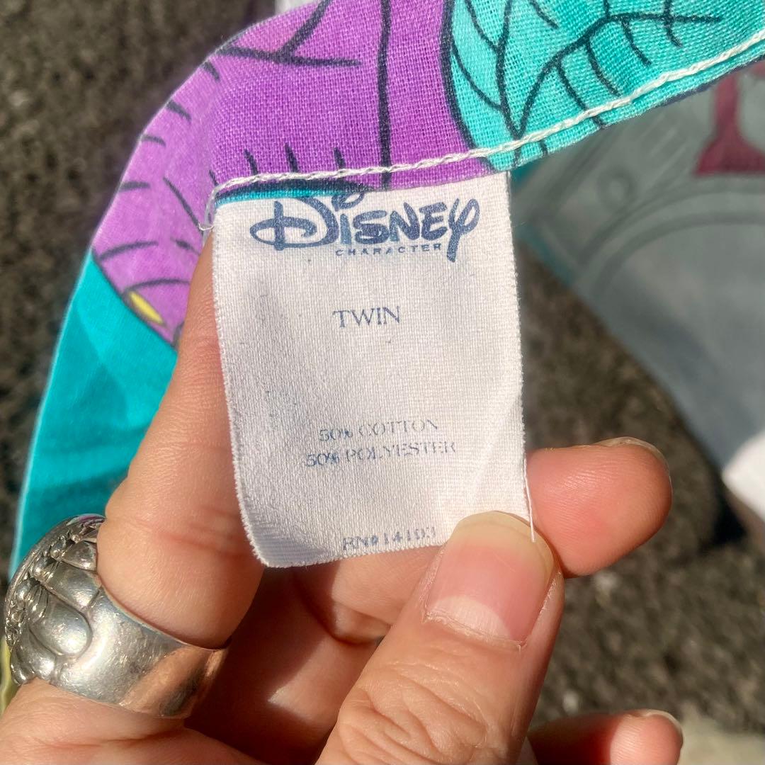 スペシャル USA製 90's ダークウィング・ダック ビンテージ 特大シーツ