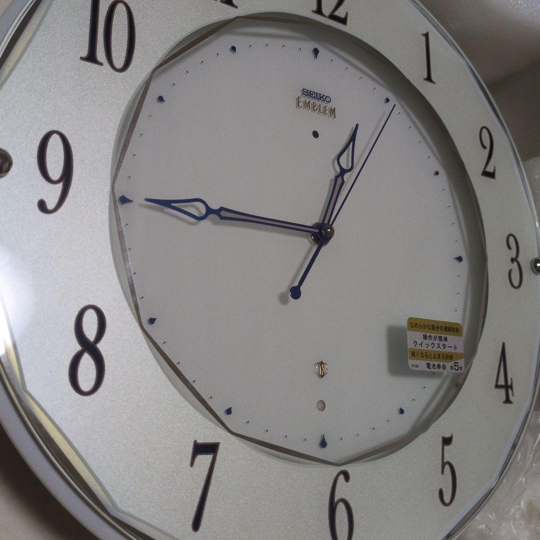 ミ*ン様 新品　セイコー　エンブレム　電波掛け時計　SEIKO EMBLEM 未