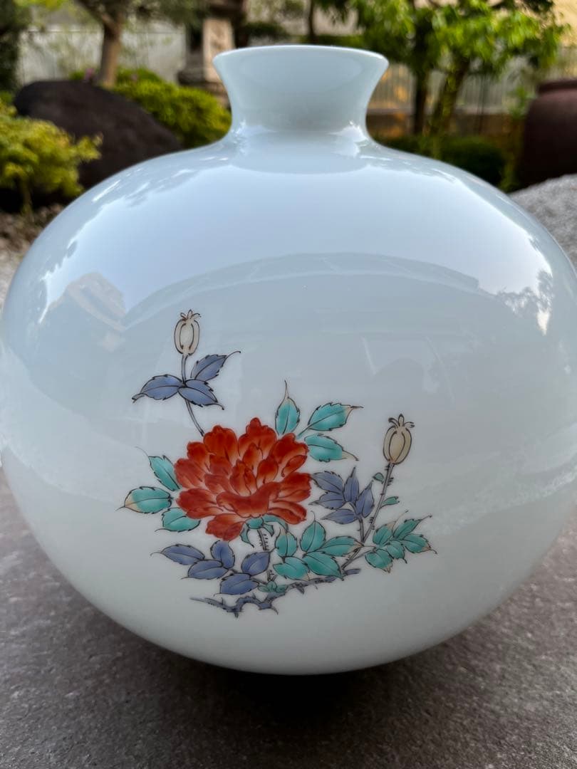 有田焼　花瓶　壺　絵付　アンティーク