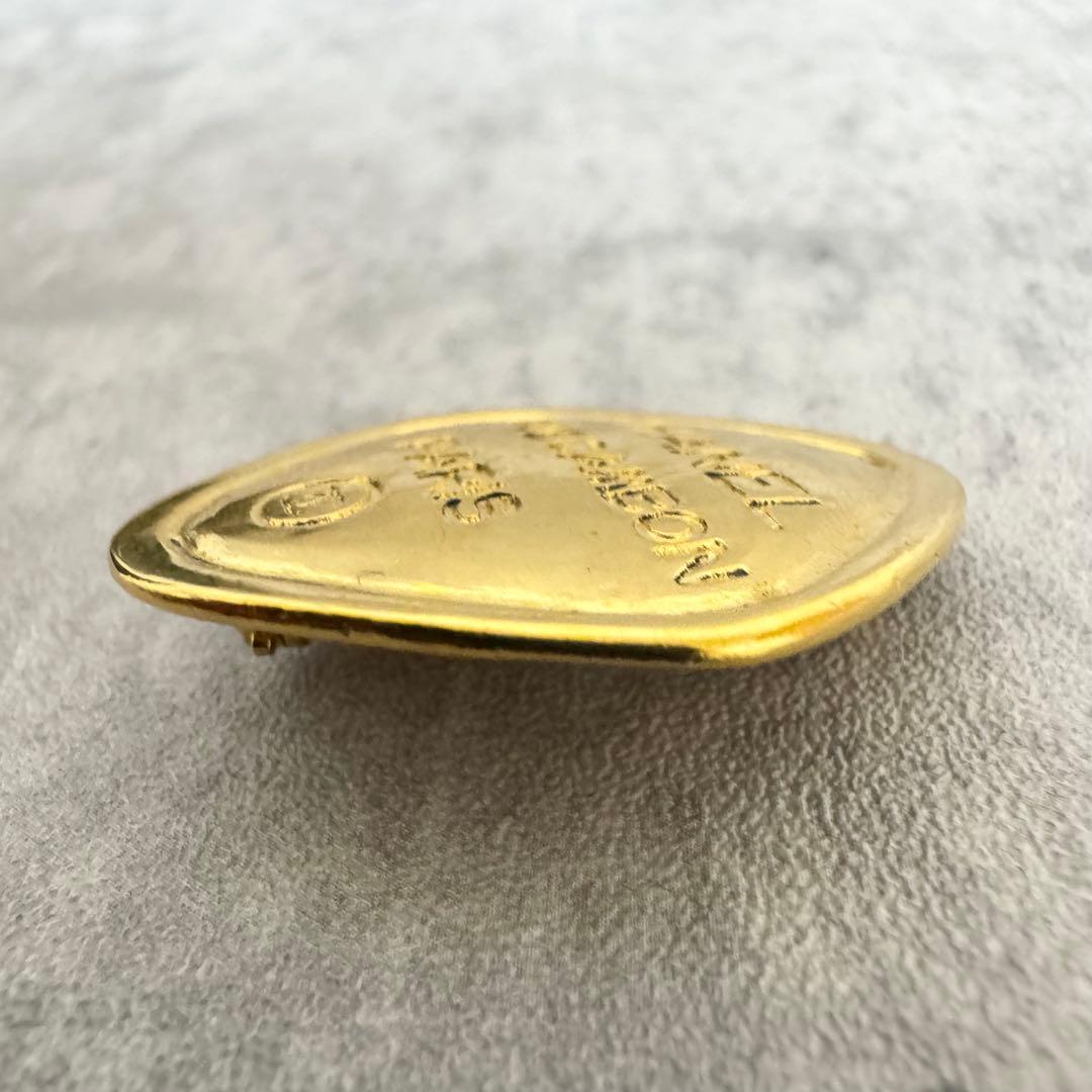 CHANEL シャネル ブローチ カンボン ゴールド ヴィンテージ レディース