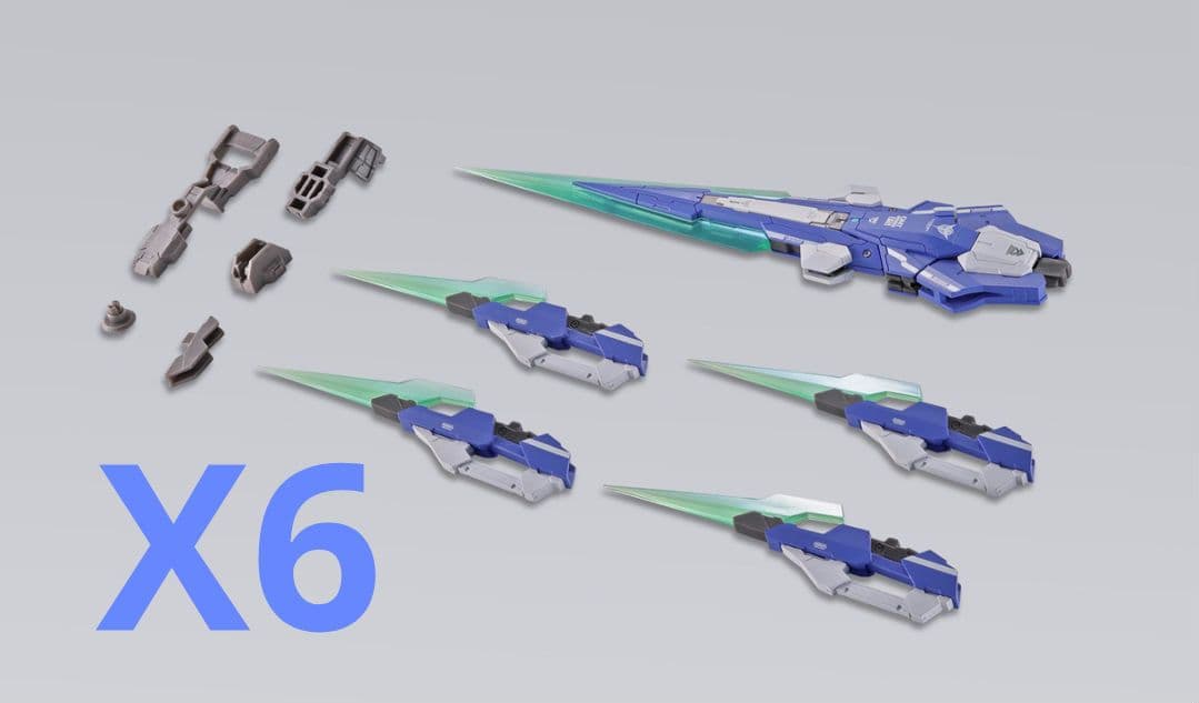 L BUILD ダブルオークアンタ フルセイバー用オプションセット　6個