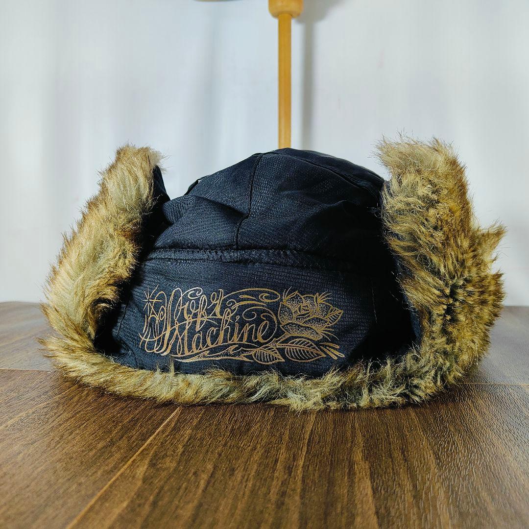 【新品】【極美品】SOFT MACHINE 極暖フライトキャップ ブラック完売品