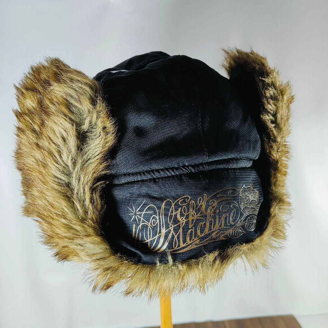 【新品】【極美品】SOFT MACHINE 極暖フライトキャップ ブラック完売品