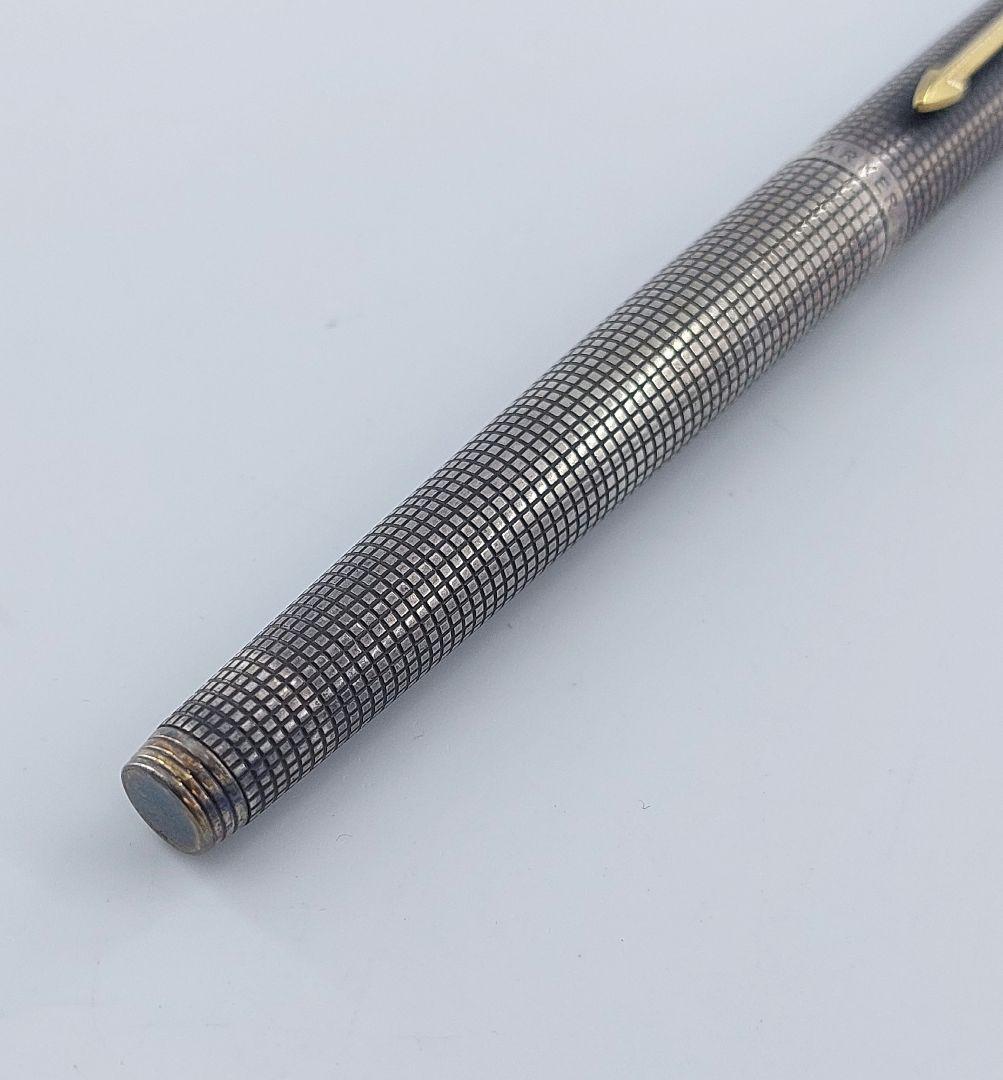 PARKER パーカー 万年筆 スターリングシルバー 14K-585 ②