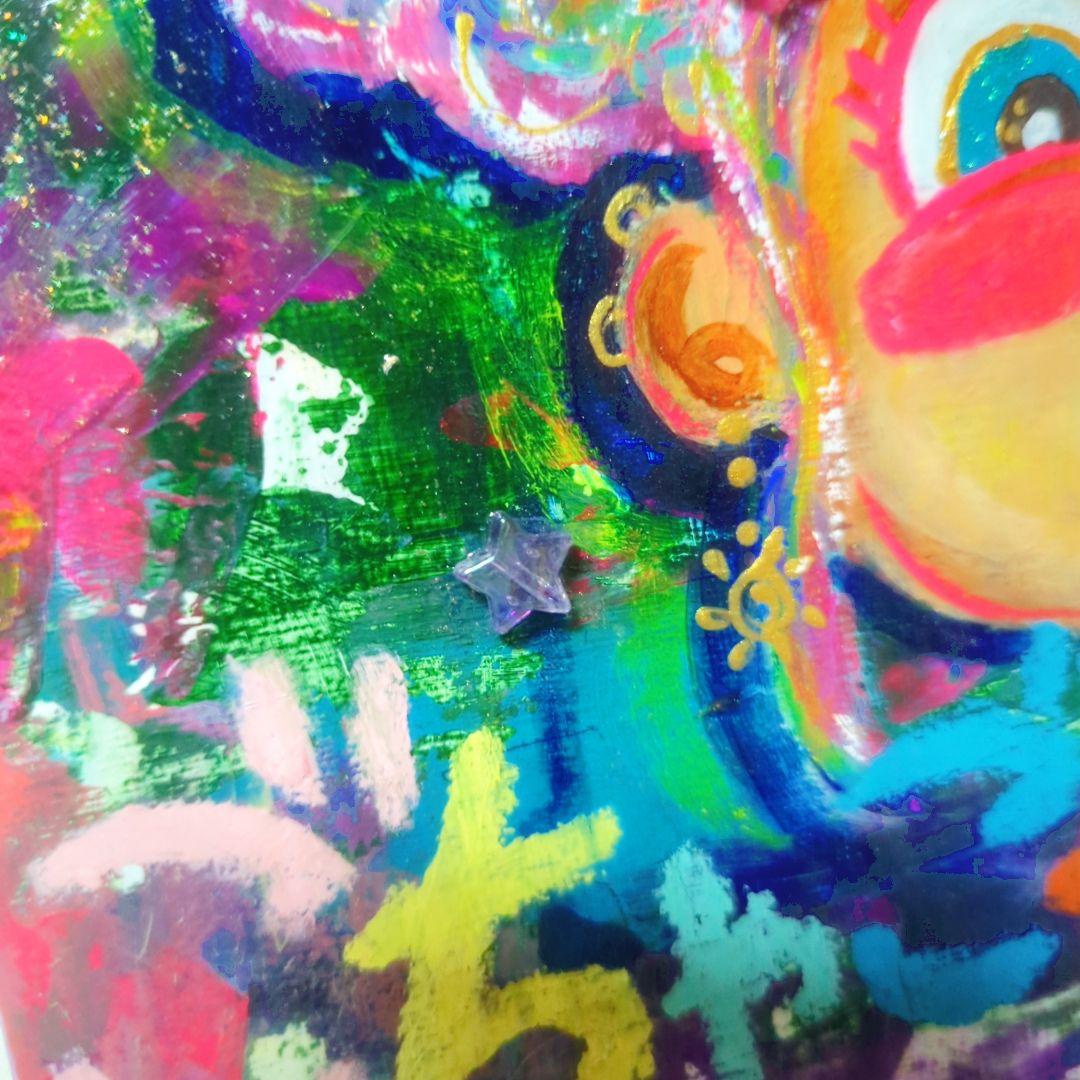 【F3号/インパクトアート】ごちゃごちゃうるせぇ！《現代アート,イラスト