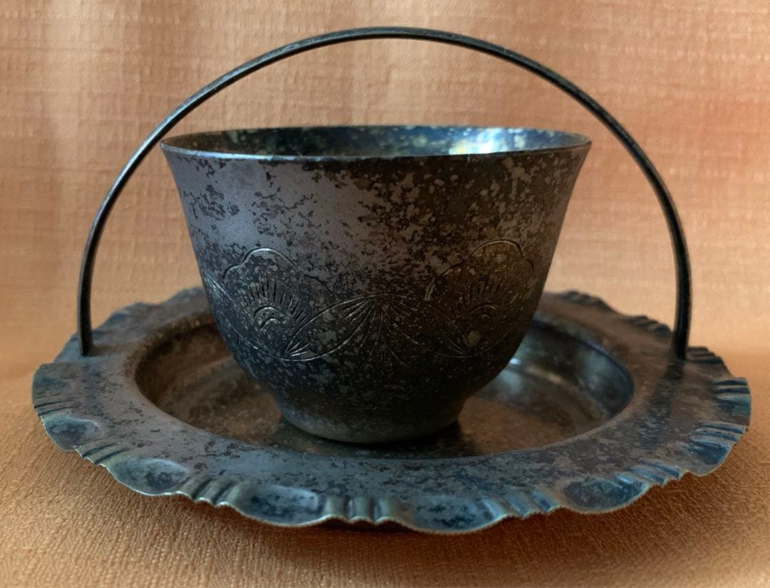 ①シルバーカップ&シルバープレート