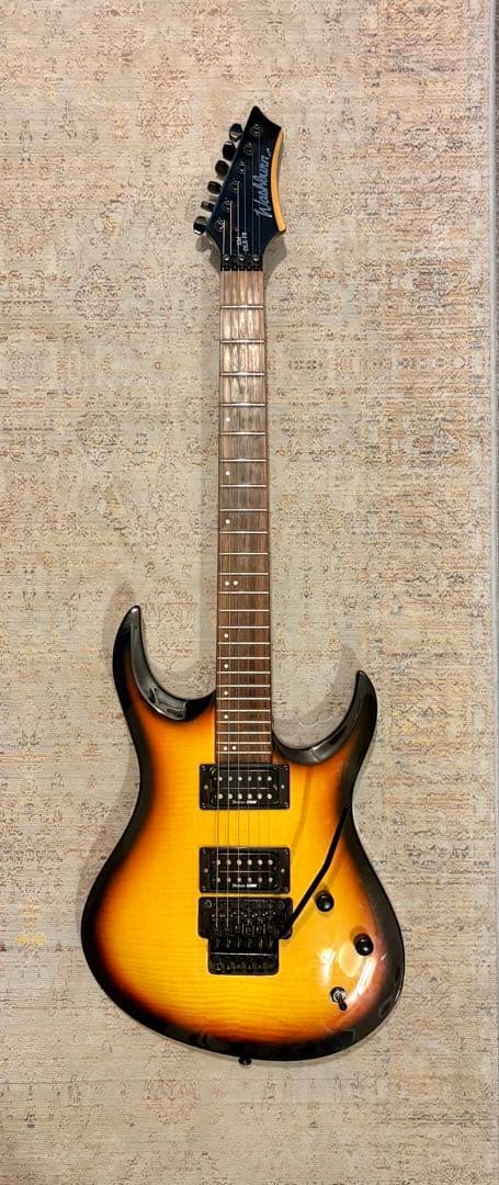 Wash Burnサンバースト エレキギター ハムバッカー フロイドローズ