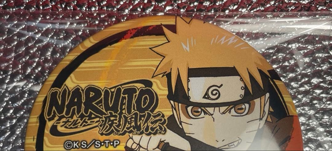 NARUTO 文教堂　缶バッジ　うずまきナルト