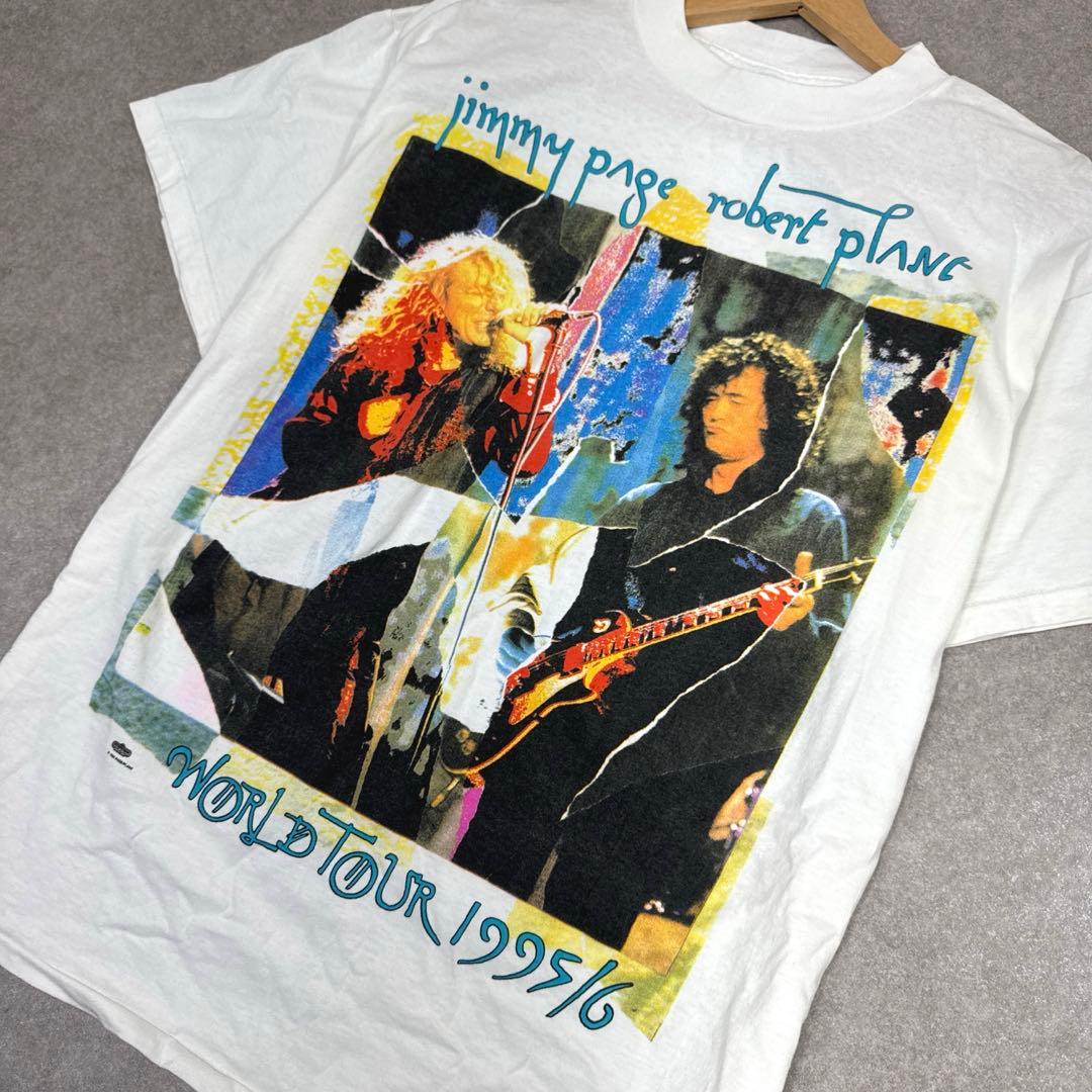 希少 90s jimmy page & robert plant ツアーTシャツ
