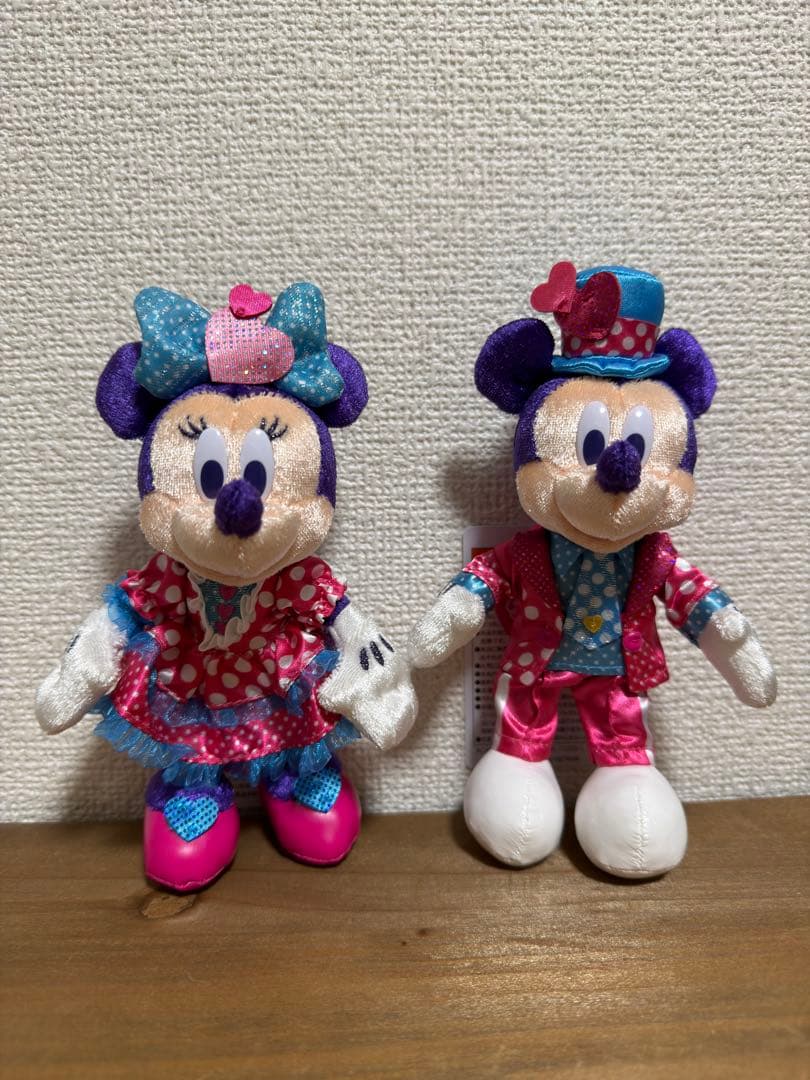ディズニー パルパルーザ ぬいぐるみバッジ ミッキー ミニー
