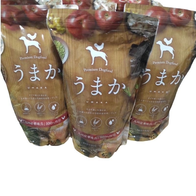 華ちゃん犬猫すこやか本舗　うまか ドッグフード 1.5kg 6袋