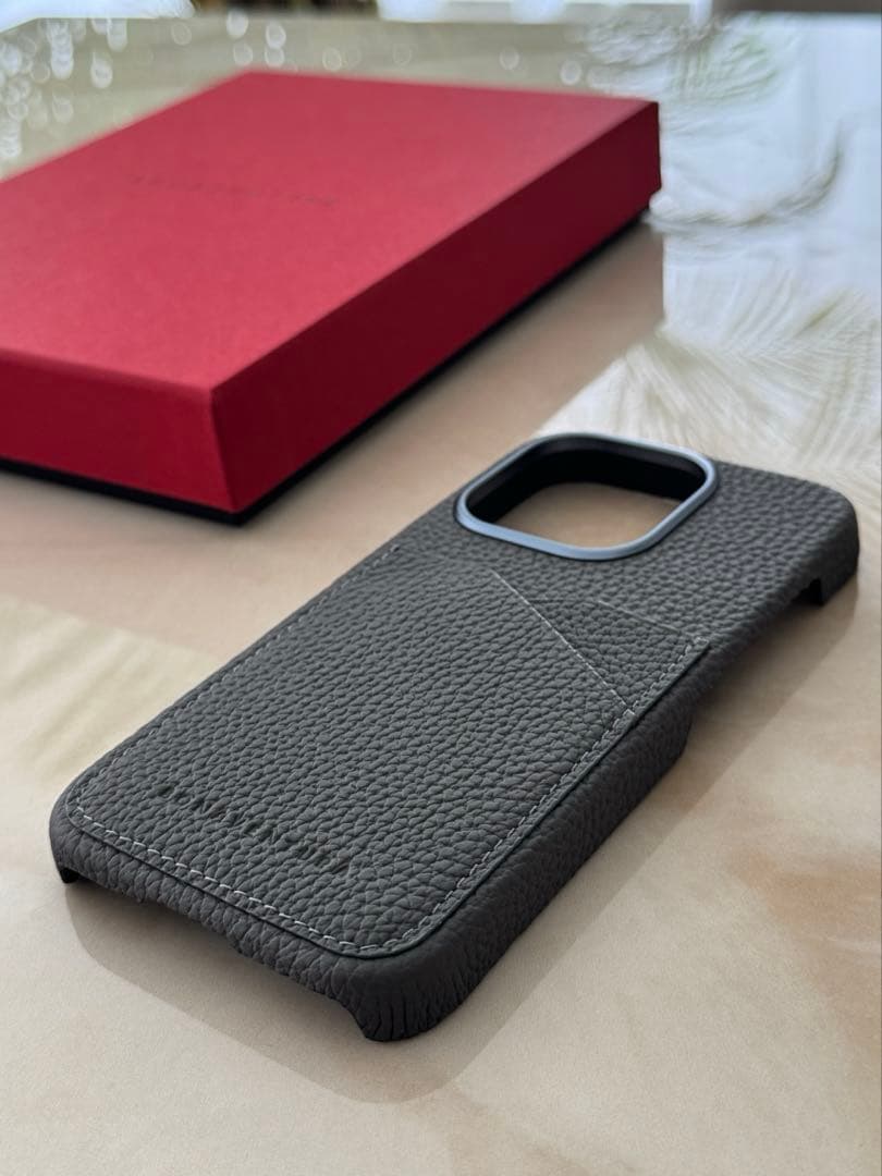 【新品未使用】BONAVENTURA iPhone15Pro チャコールグレー