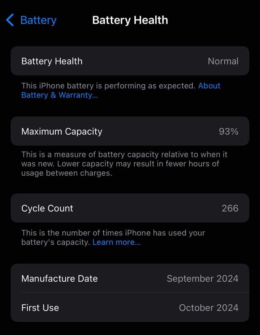iPhone16 128GB 純正ケース付き ブラック