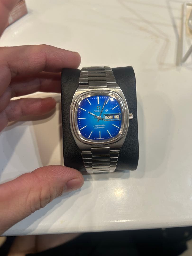 k*9様 美品　オメガ　シーマスター　アンティーク　TVスクリーン　自動巻き時計