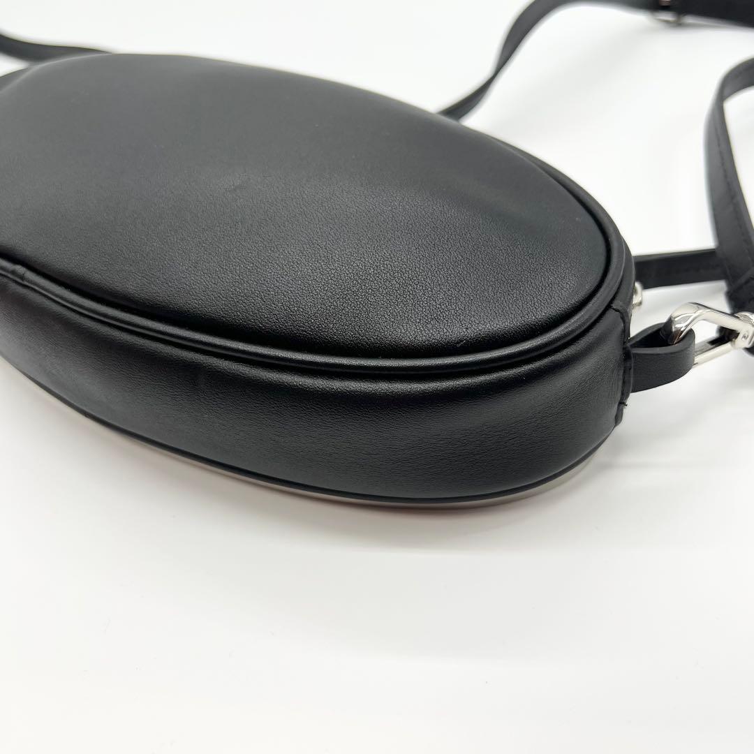 極美品✨DIESEL　ショルダーバッグ　HOLI-D　レザー　ブラック　正規品