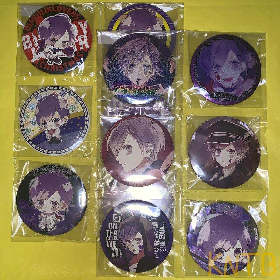 d*9様 DIABOLIK LOVERS ディアラバ カナト 缶バッジ 12個
