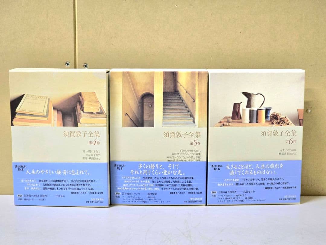 595 須賀敦子全集 全9冊 本巻8冊+別巻 初版