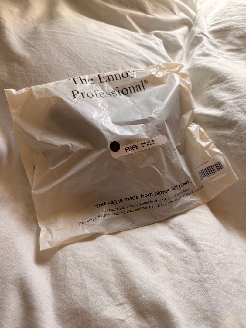 帽子 Ennoy PROFESSIONAL COTTON CAP (BLACK)