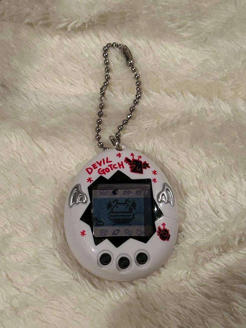 【動作確認済】 デビルっちのたまごっち　白