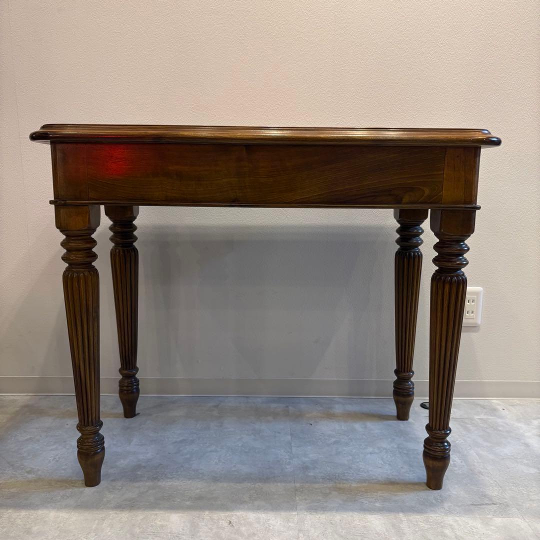 バロッサバレンティ　天面革張り　机　デスク