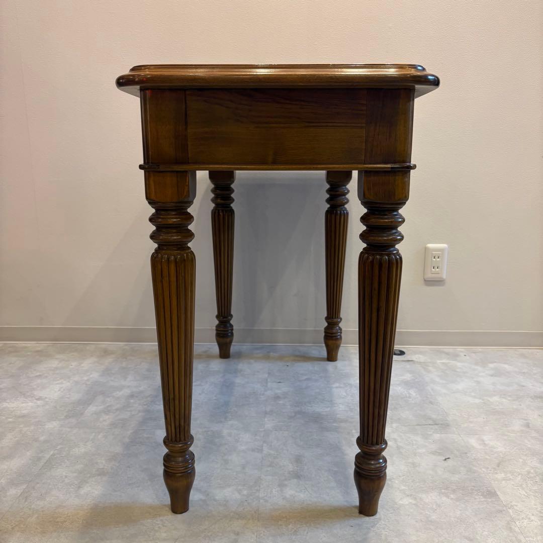 バロッサバレンティ　天面革張り　机　デスク