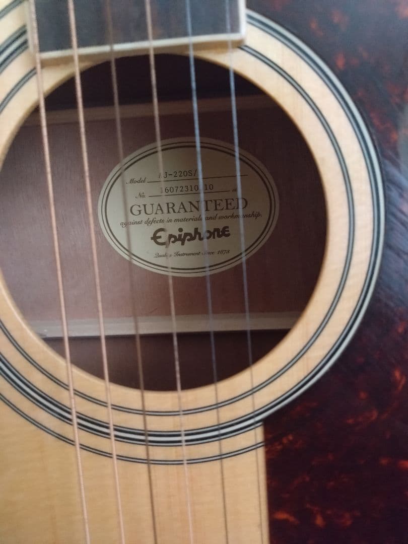 美品◆エピフォン アコースティックギター AJ-220 ケース付き