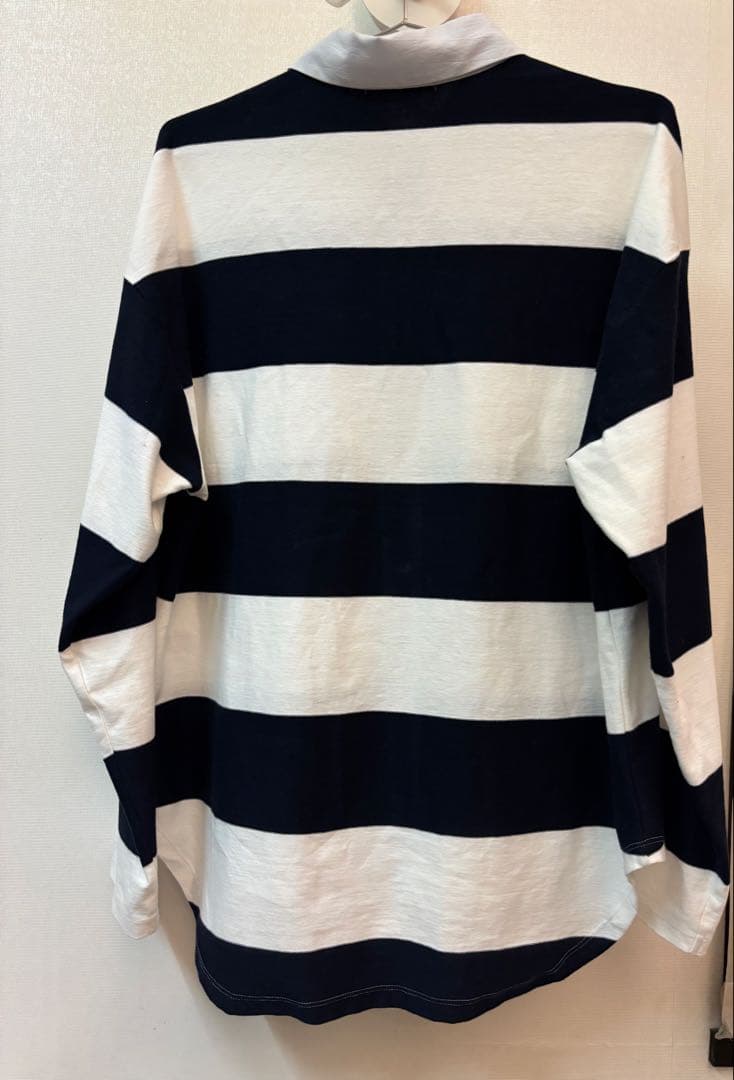 ATTISESSION アティセッション　コットンビックラグビーシャツ