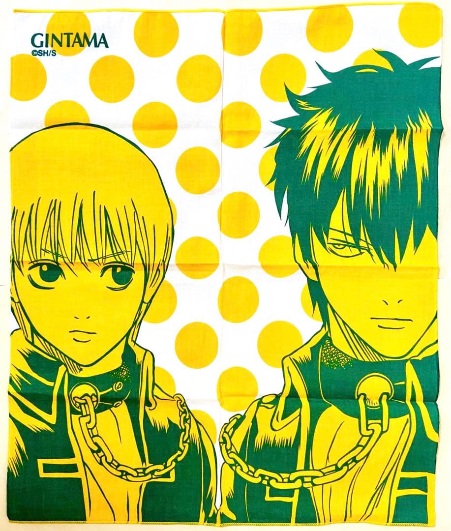 銀魂 布類セット タオルハンカチ 手ぬぐい トートバッグTシャツ銀時土方沖田高杉