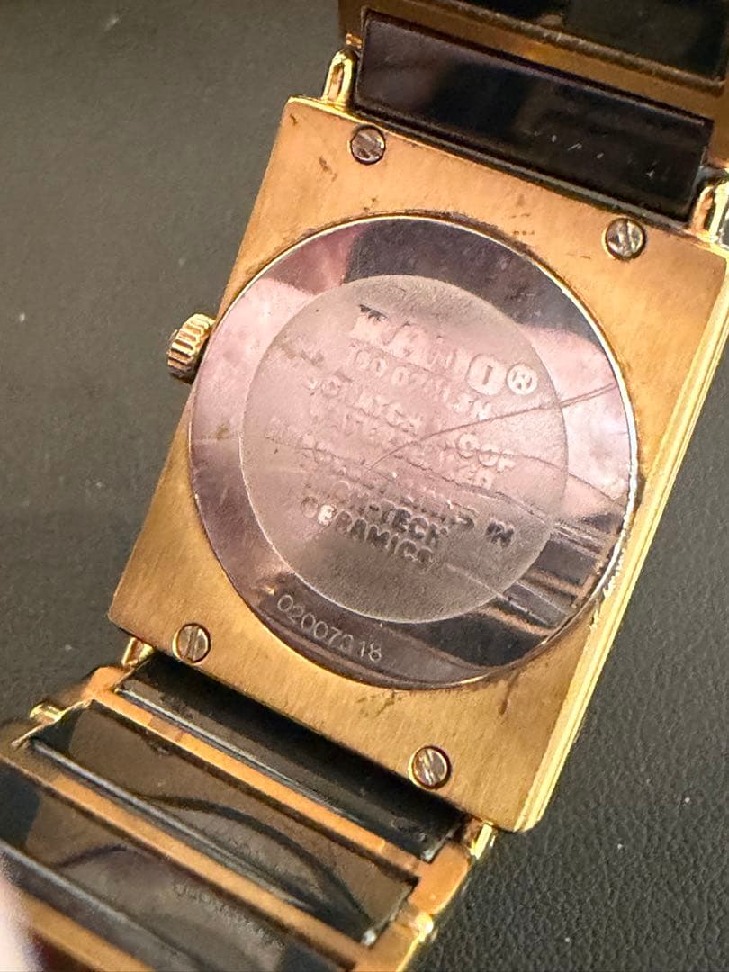 RADO ラドー Jubilé 腕時計 電池交換済 コマ付き ダイヤ セラミック