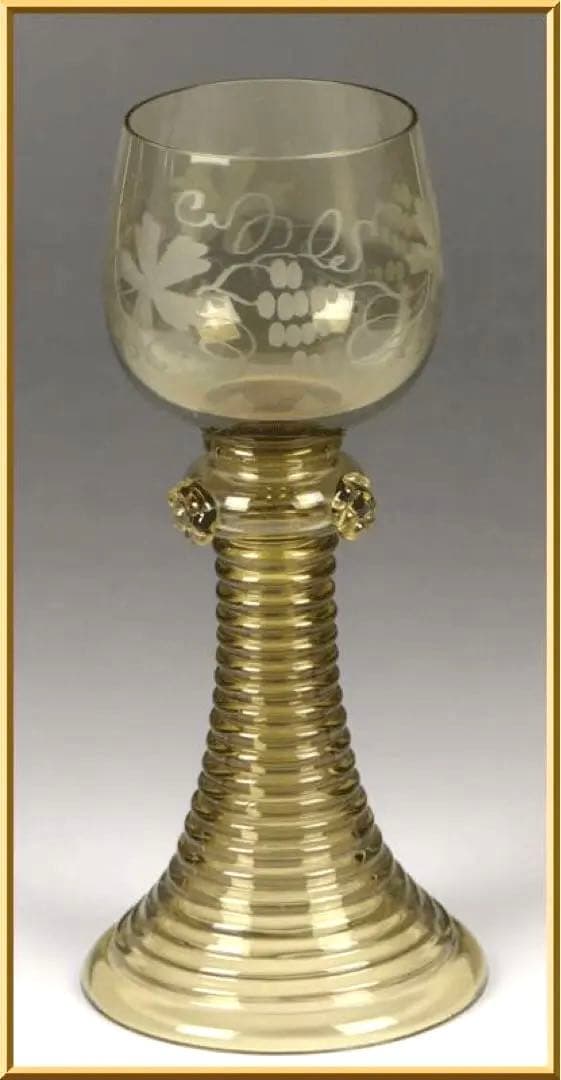 【ヴァルト・グラス レーマー杯 】 森林ガラス ドイツ民藝硝子