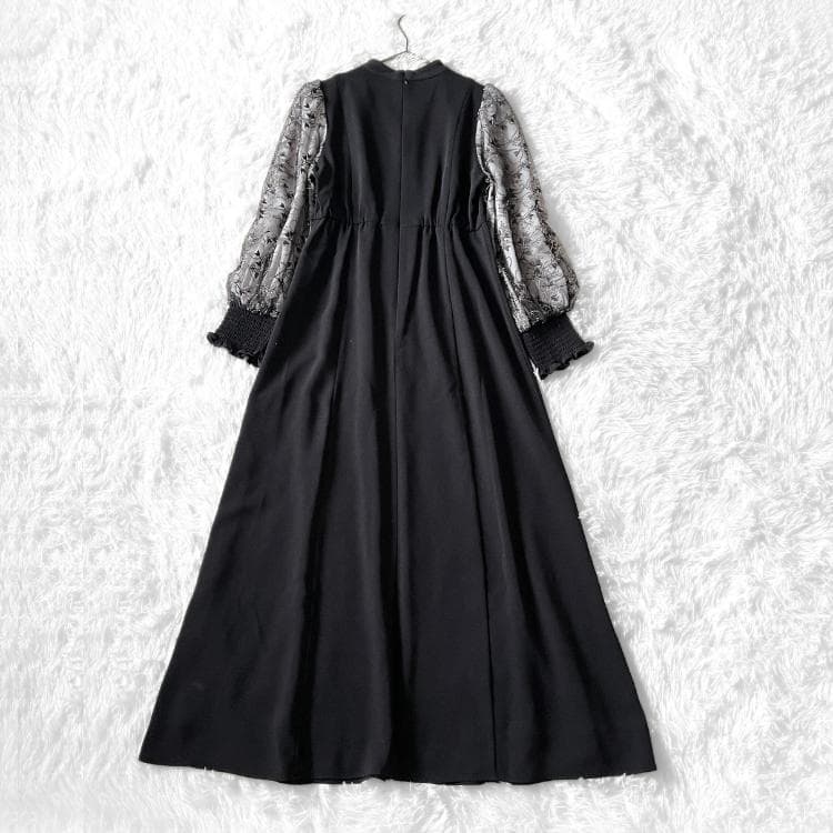 じゅじゅん ANDRESD スリーブエンブロイダリードレス