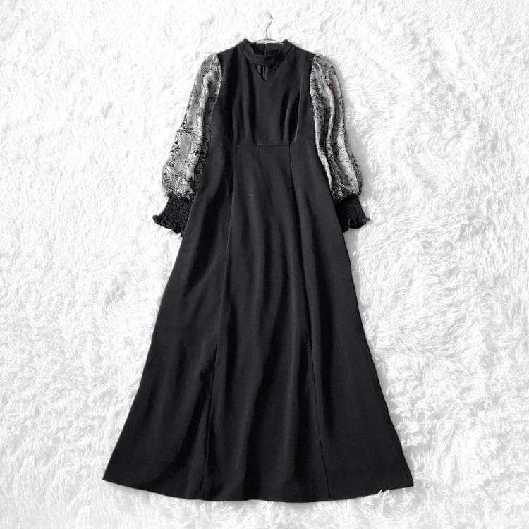 じゅじゅん ANDRESD スリーブエンブロイダリードレス