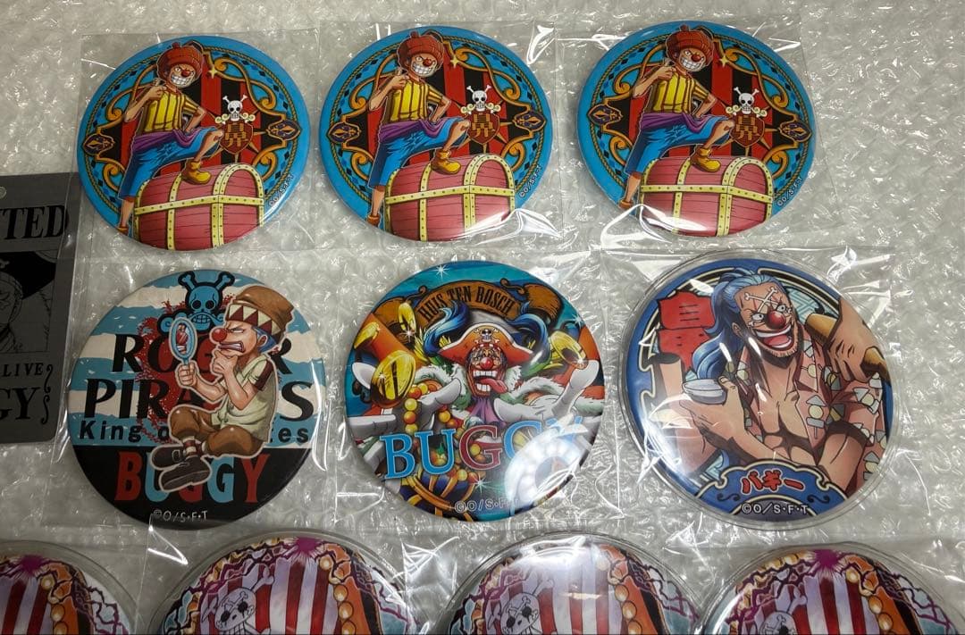 ワンピース　バギー　缶バッジ　麦わらストア限定　一番くじ