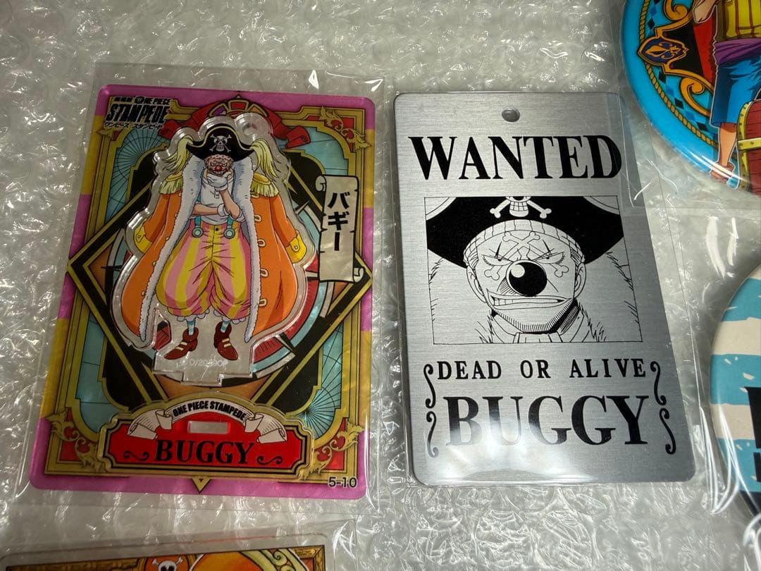 ワンピース　バギー　缶バッジ　麦わらストア限定　一番くじ