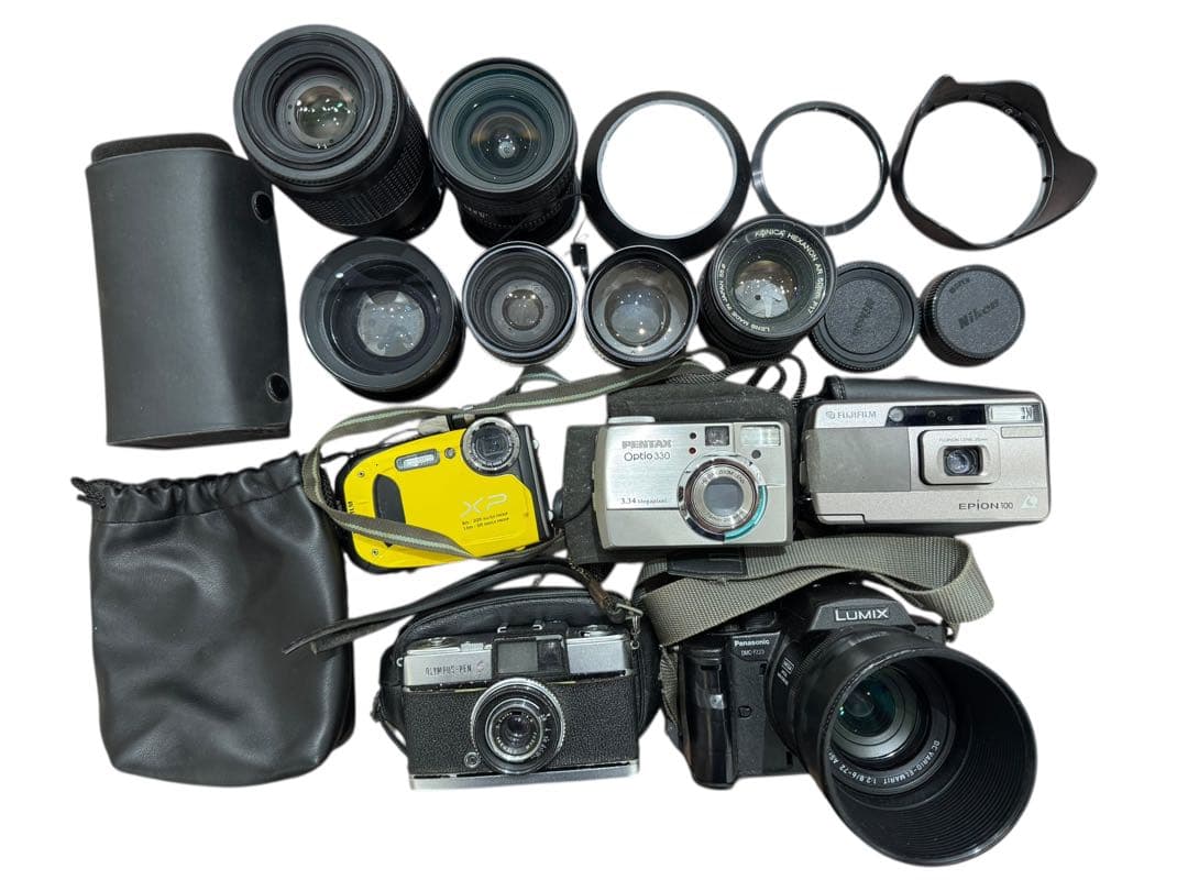 Fujifilm Olympus Lumix Pentax カメラレンズセット