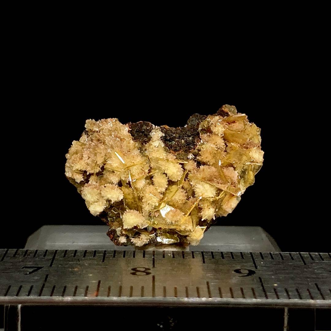 メ*ー様 ウルフェナイト&ミメタイト　原石　鉱物標本　天然石　238