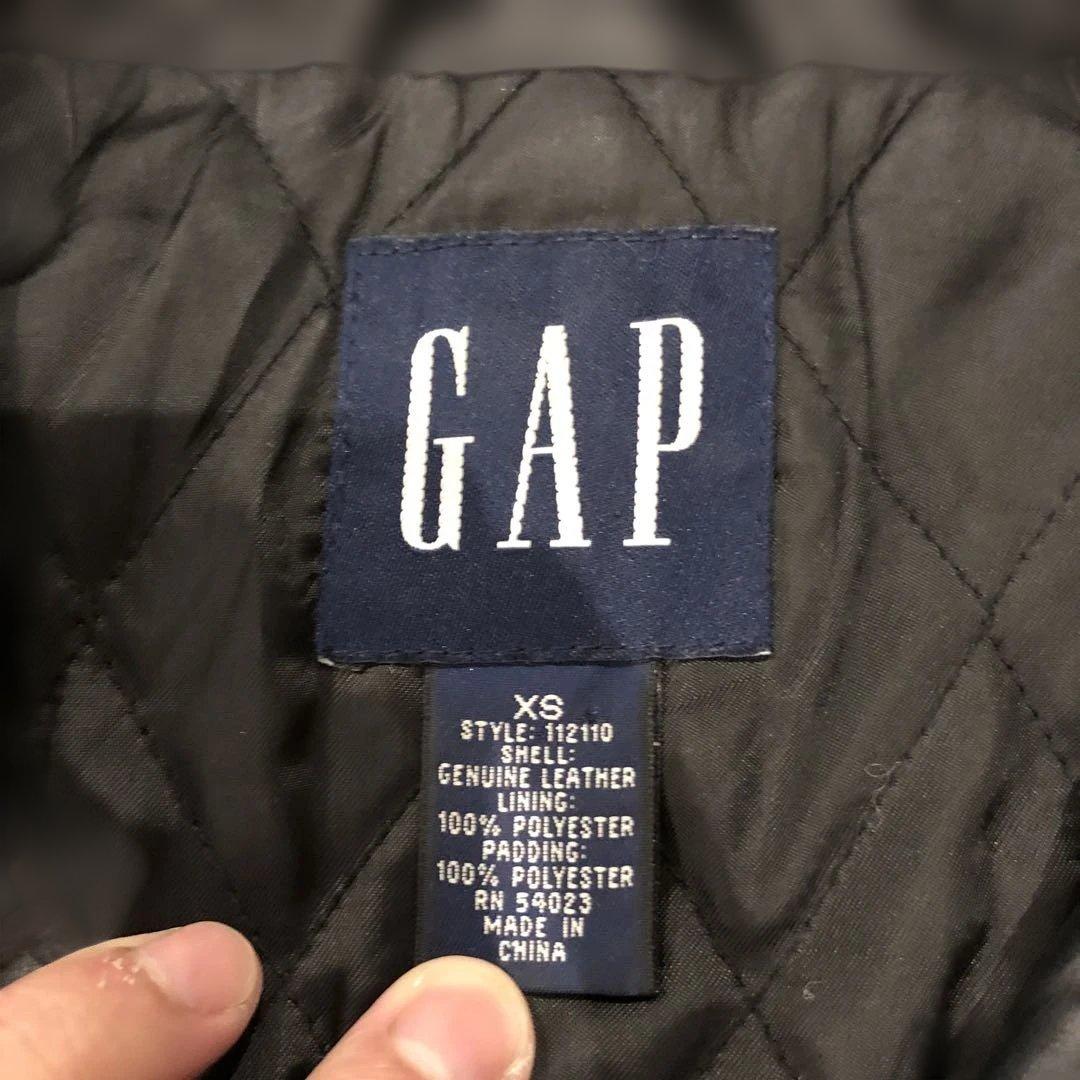 90s old gap レザージャケット　フルジップ