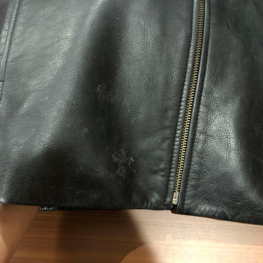 90s old gap レザージャケット　フルジップ