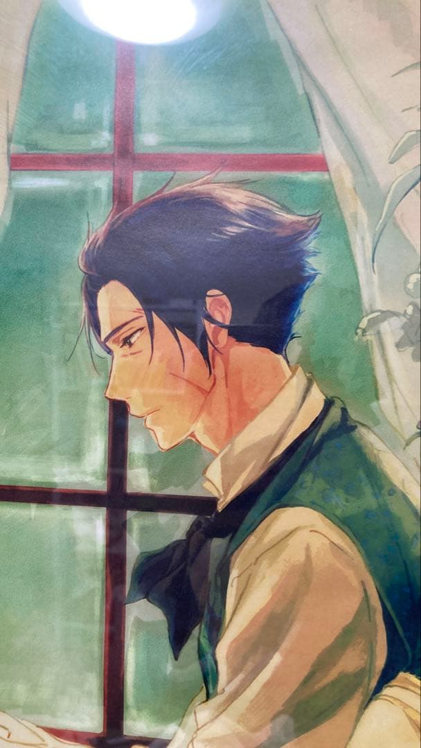 ヴァイオレット　エヴァーガーデン　油絵　限定品　美術品　アニメ　京アニ　らでん