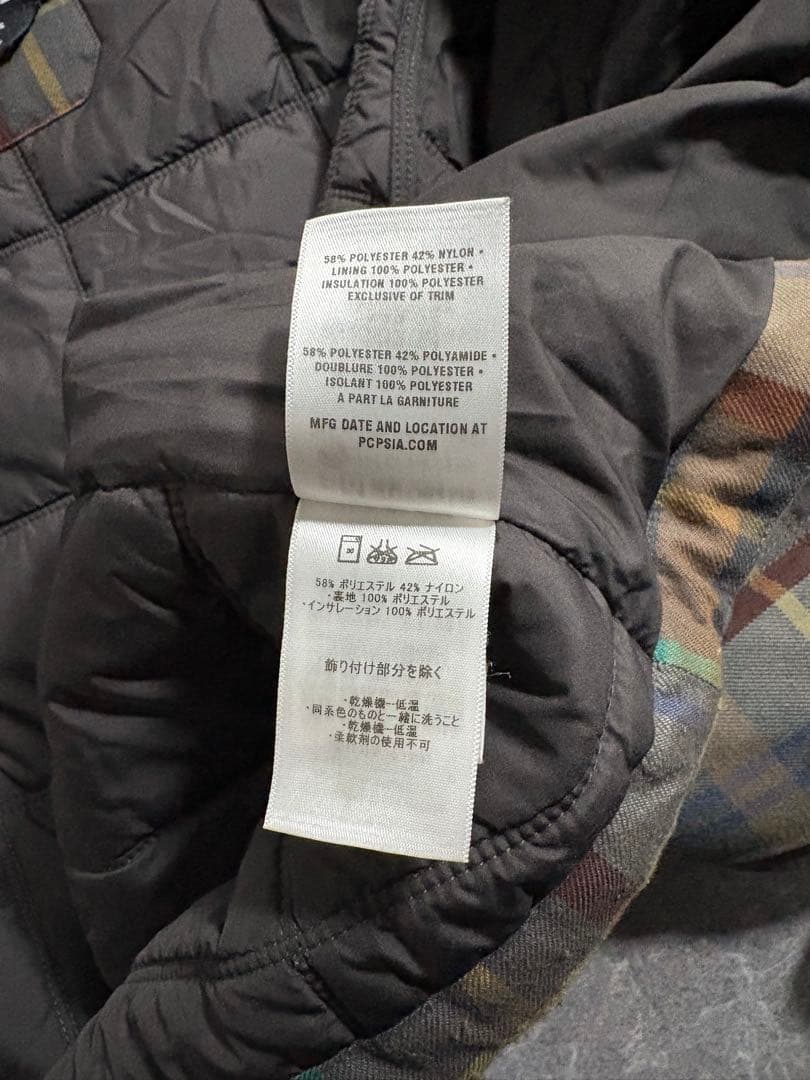 ジャケット・アウター Patagonia hooded quilting check jacket