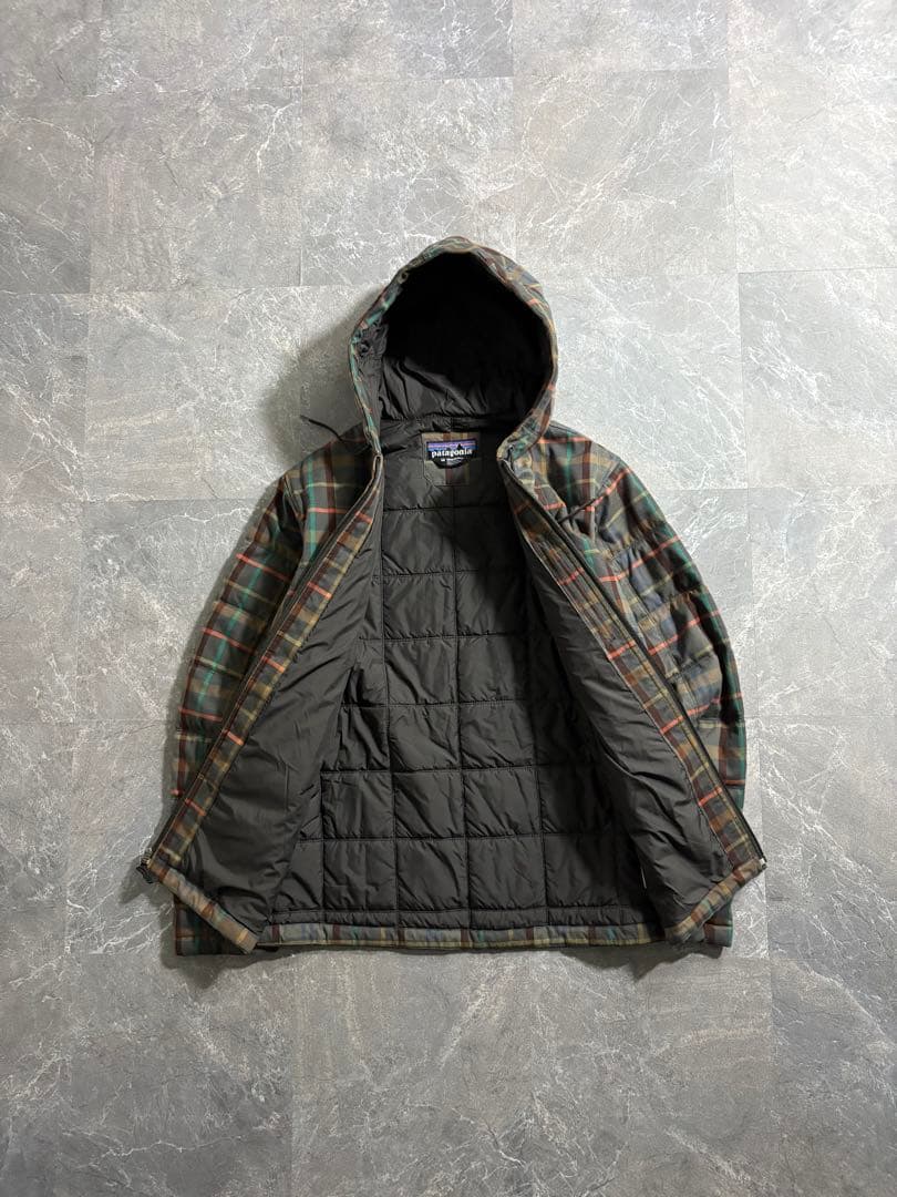 ジャケット・アウター Patagonia hooded quilting check jacket